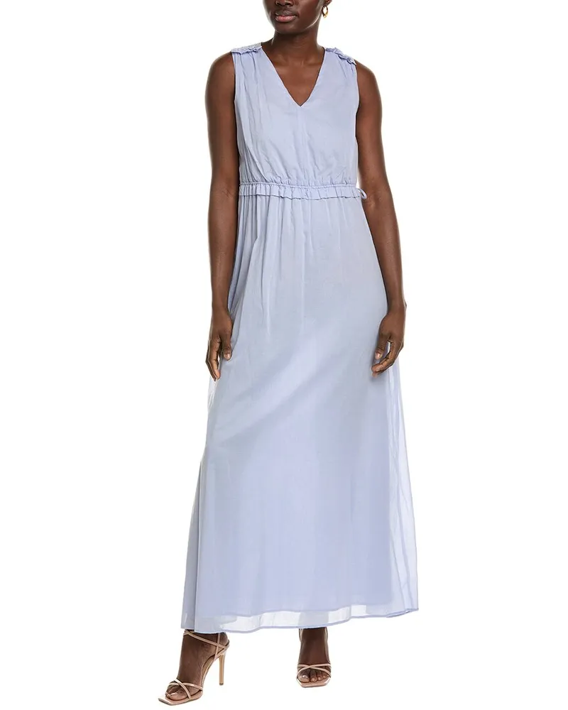 Peserico Maxi Dress Blue