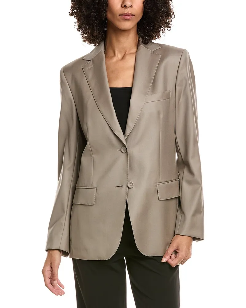Officine Generale Officine Generale Charlene Wool Blazer Brown
