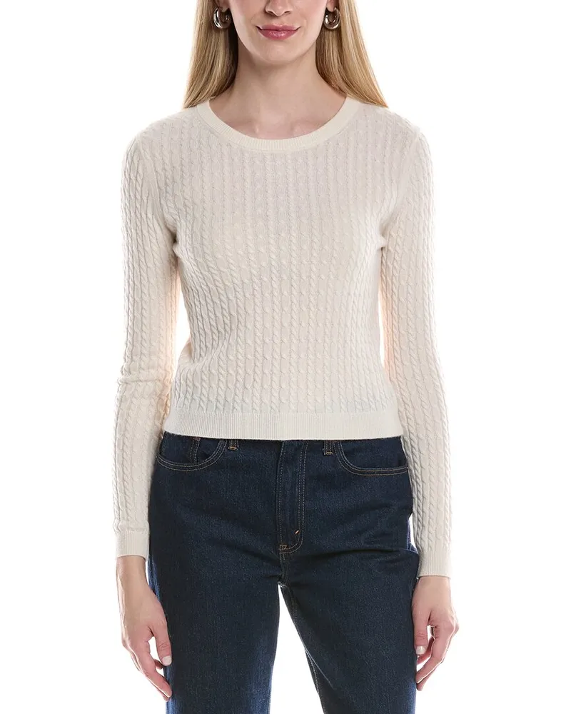 philosophy Baby Cable Cashmere Sweater White