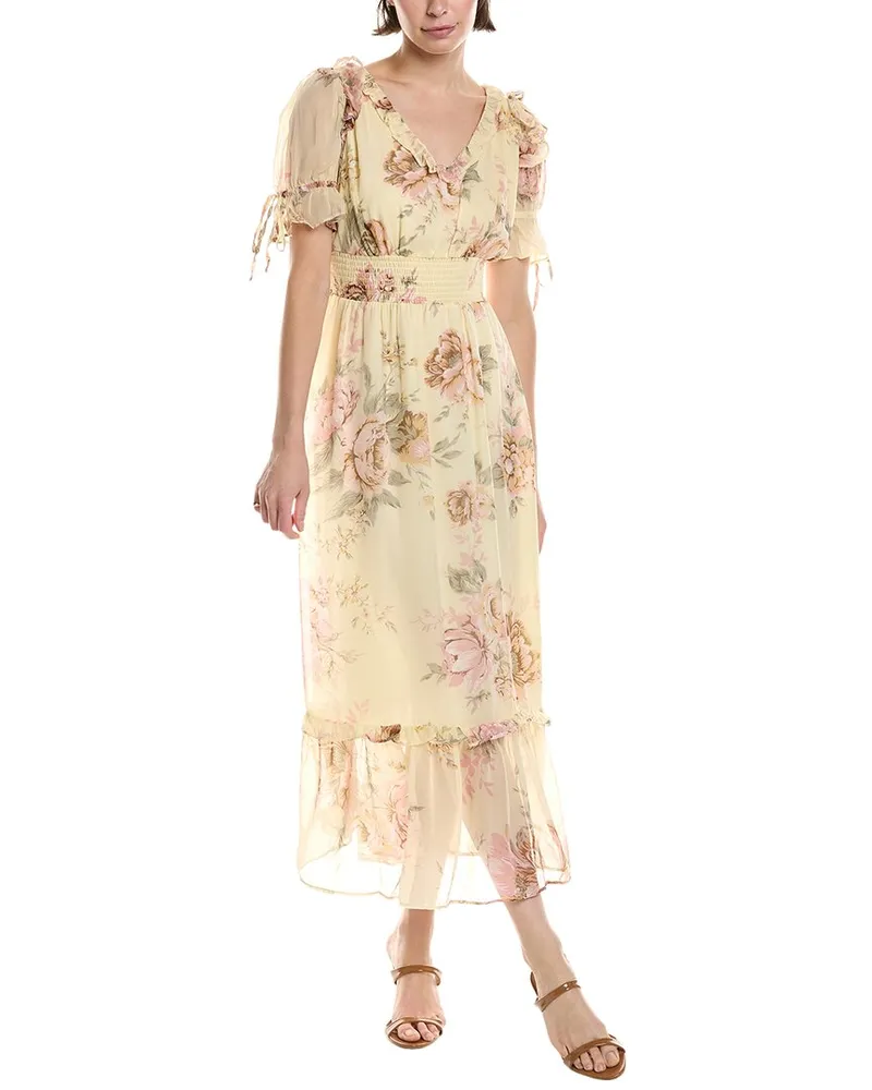 Walter Baker Georgia Maxi Dress Beige