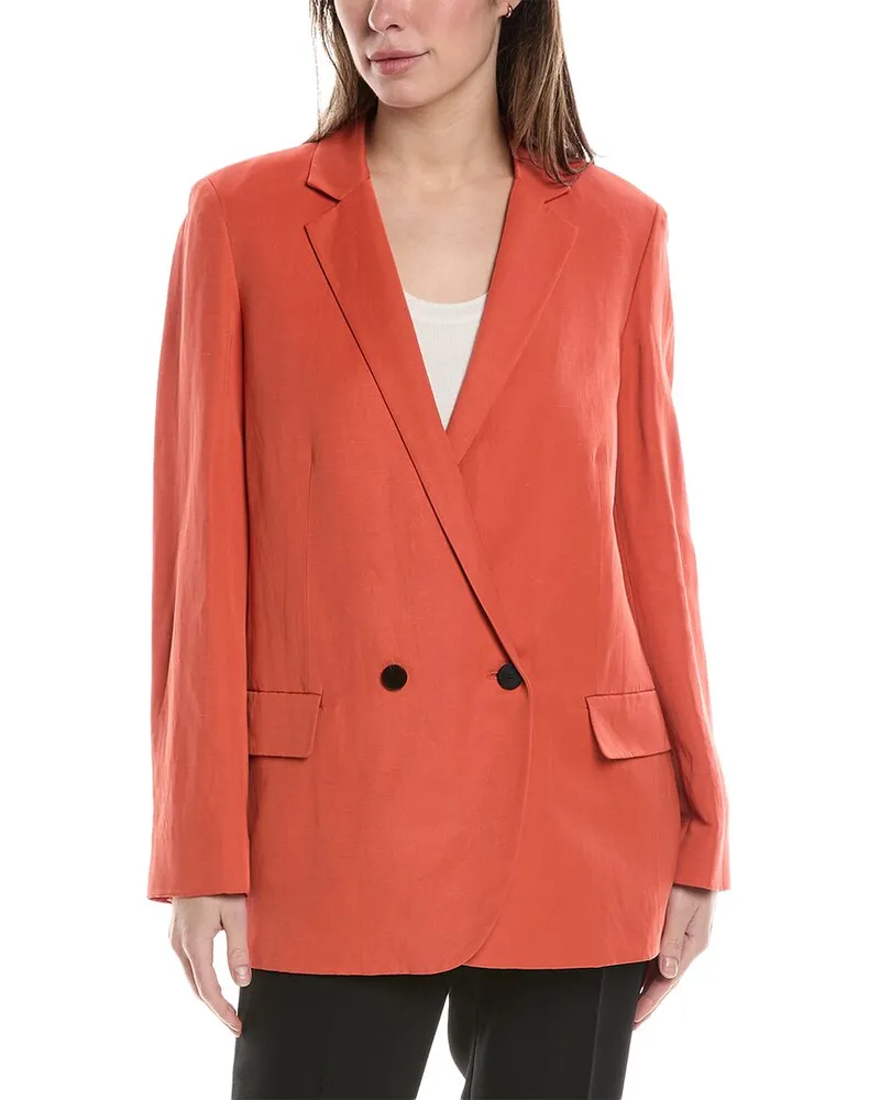 Theory Boxy Oversized Jacket Orange