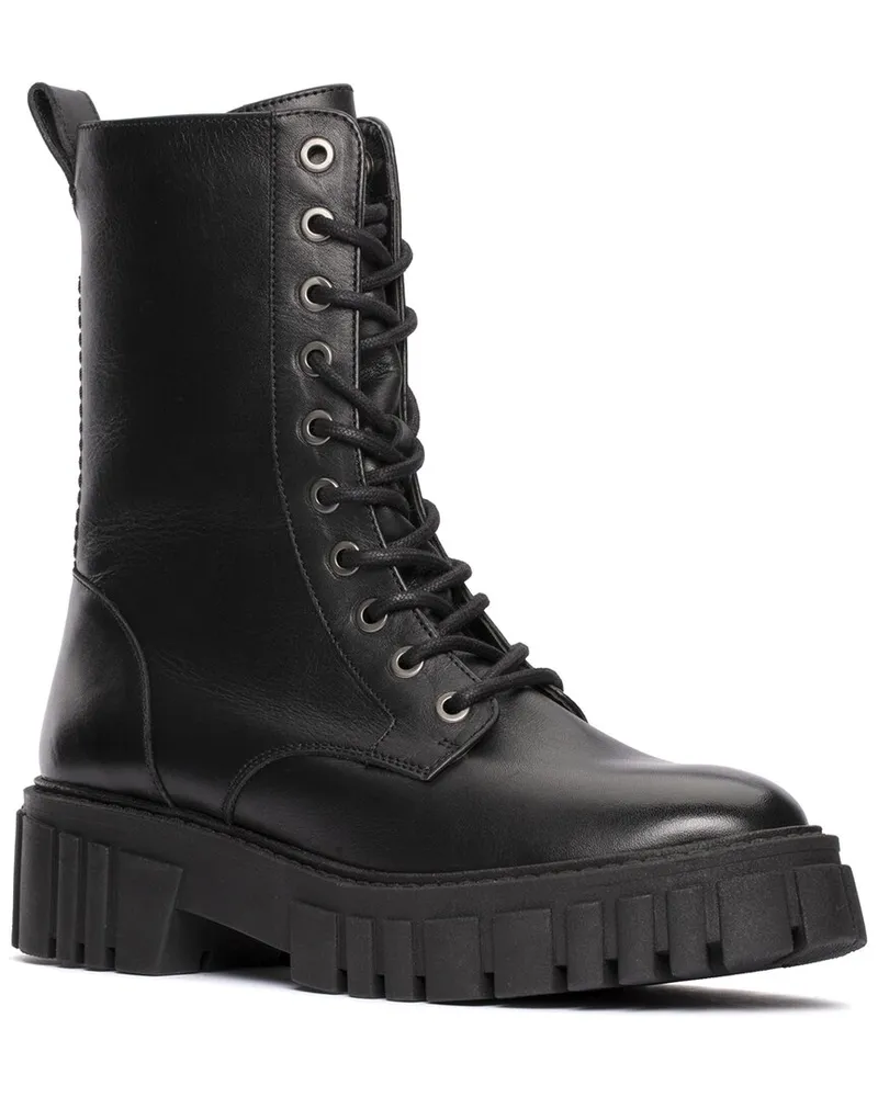 Clarks Page Lace Leather Boot Nocolor