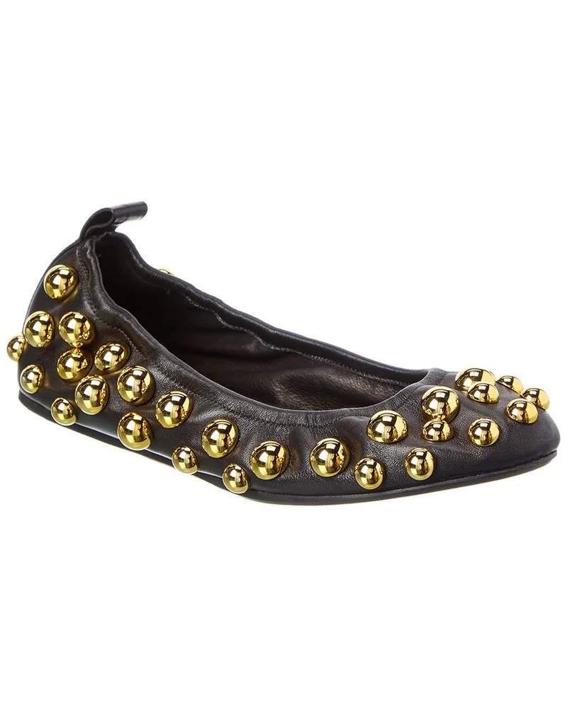 Isabel Marant Belna Leather Ballet Flat Black