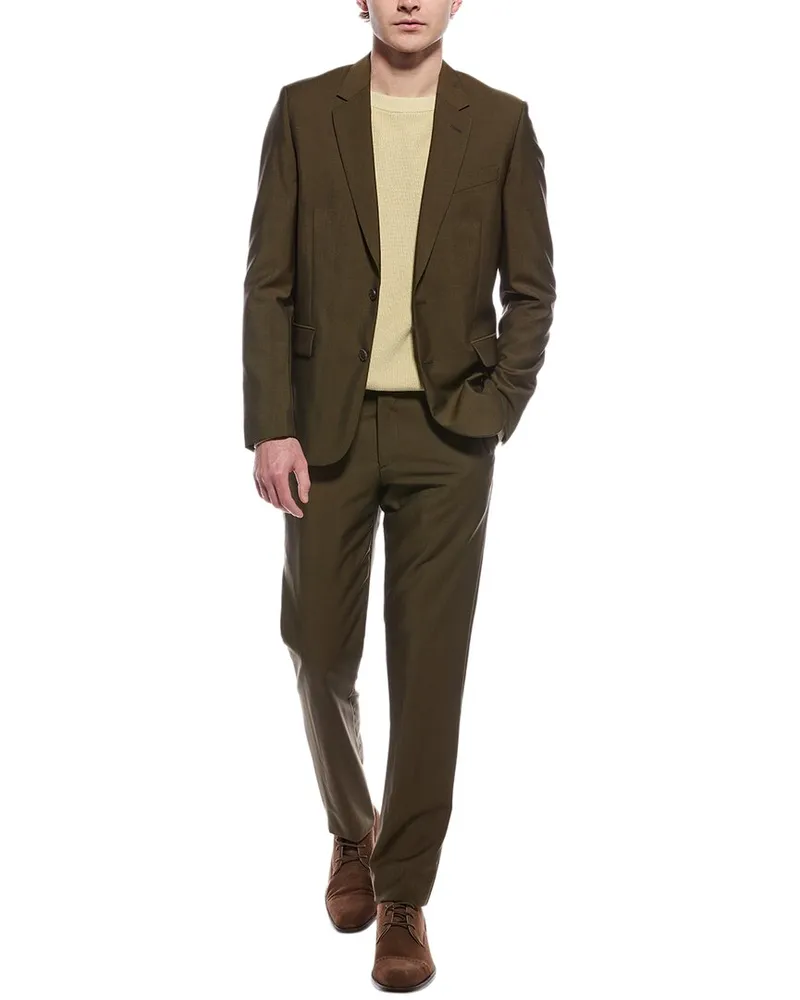 Paul Smith 2pc Soho Fit Wool & Mohair-Blend Suit Green