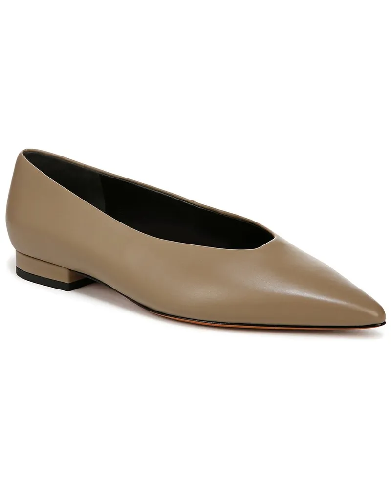Vince Isabel Leather Pump White