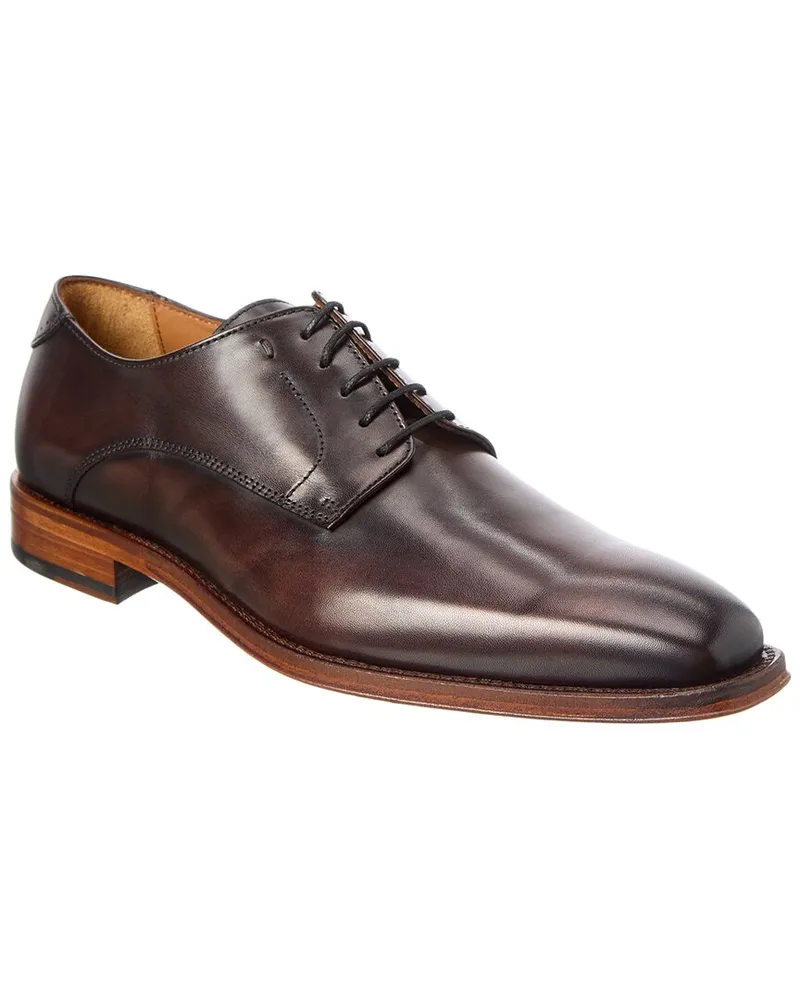 Antonio Maurizi Plain Toe Leather Oxford Brown