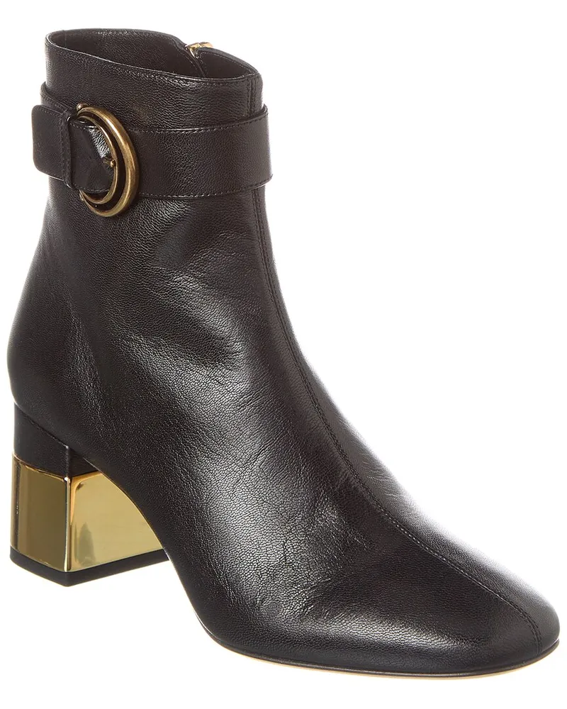 Chloé Alizè Leather Bootie Black