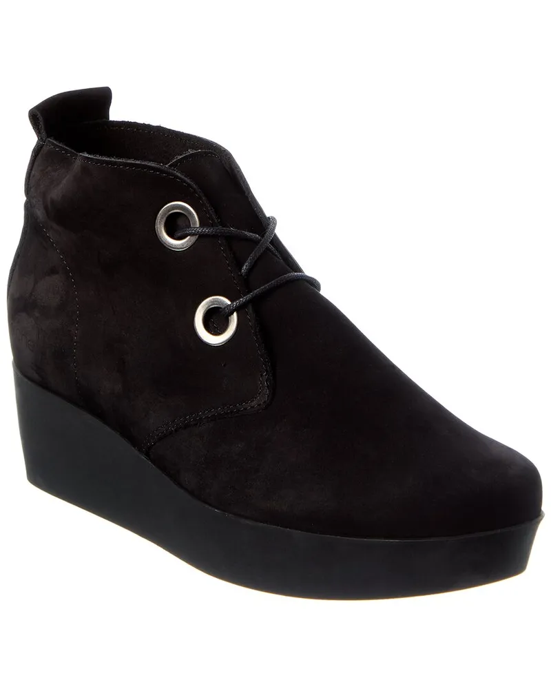 Arche Fujili Leather Bootie Black