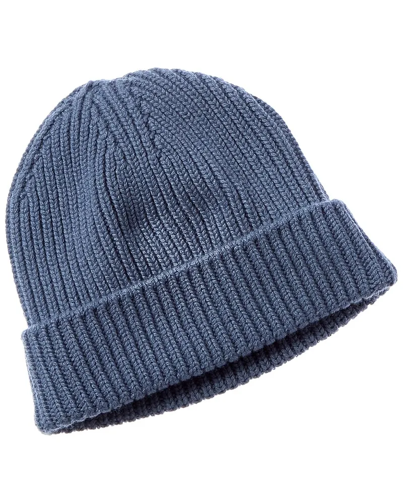Eleventy Cashmere Hat Blue