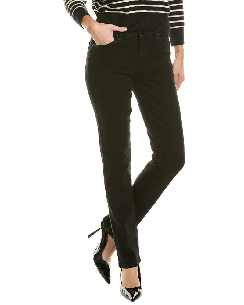 HUDSON Jeans Nico Mid-Rise Straight Leg Pant Black