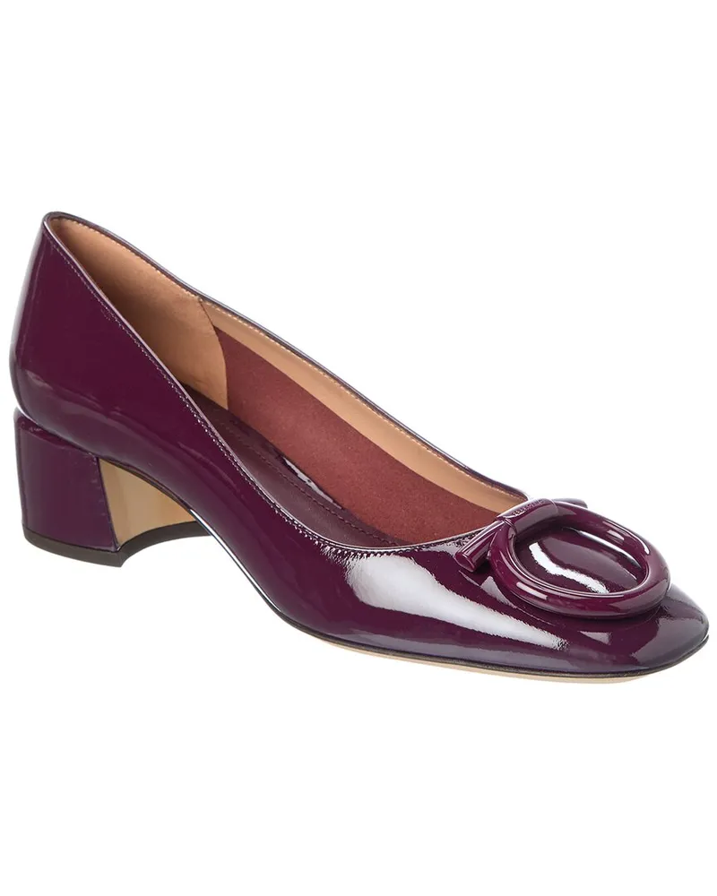 Ferragamo Mara Patent Pump Blue