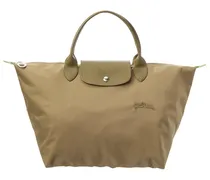 Le Pliage Green Medium Canvas Handbag