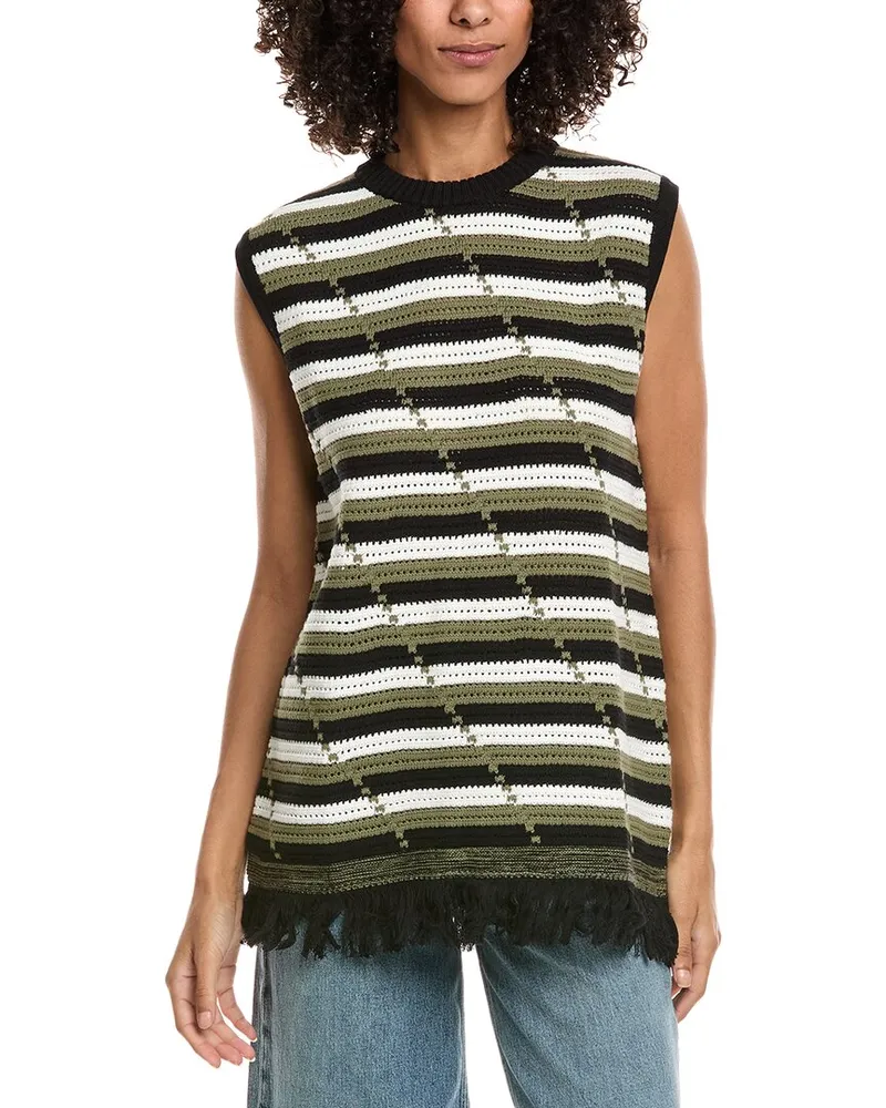 Diane von Furstenberg Cassie Top Green