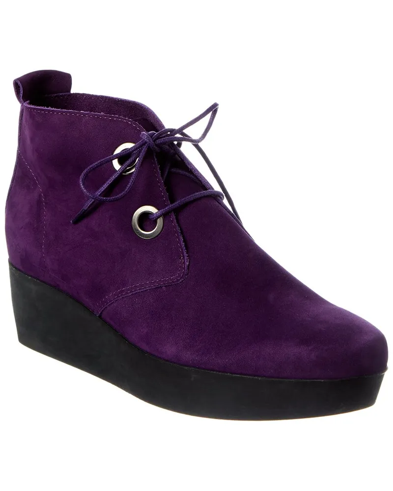 Arche Fujili Leather Bootie Purple