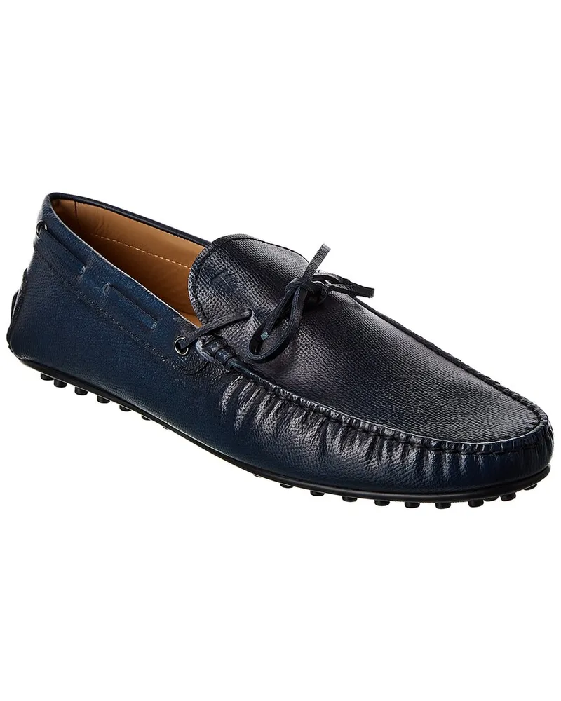TOD'S TODs City Gommani Leather Loafer Blue