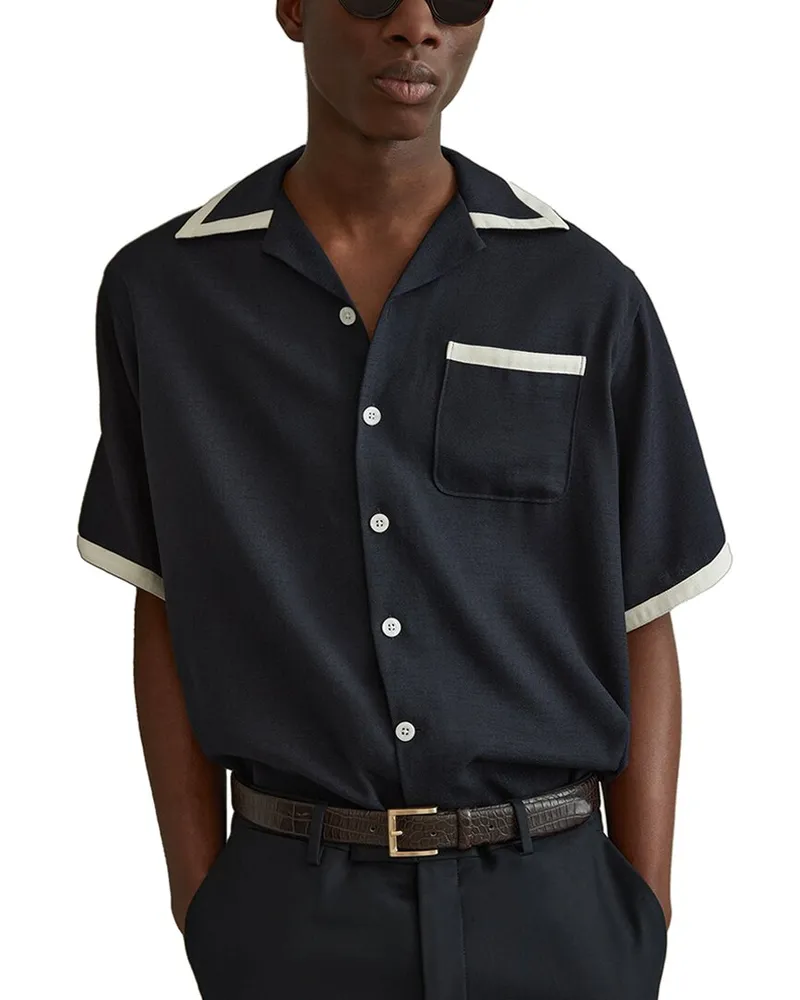 Reiss Vita Cuban Shirt With Top Nocolor
