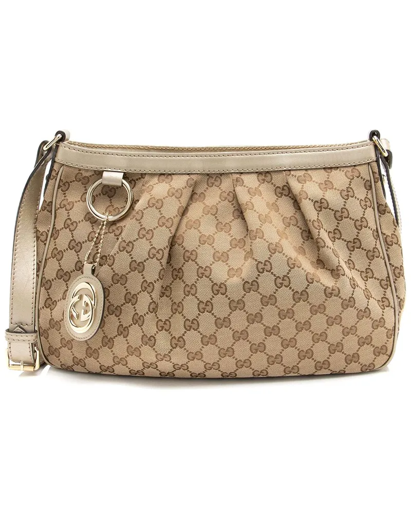 Gucci Brown GG Canvas Sukey Messenger (Authentic Pre-Loved Nocolor