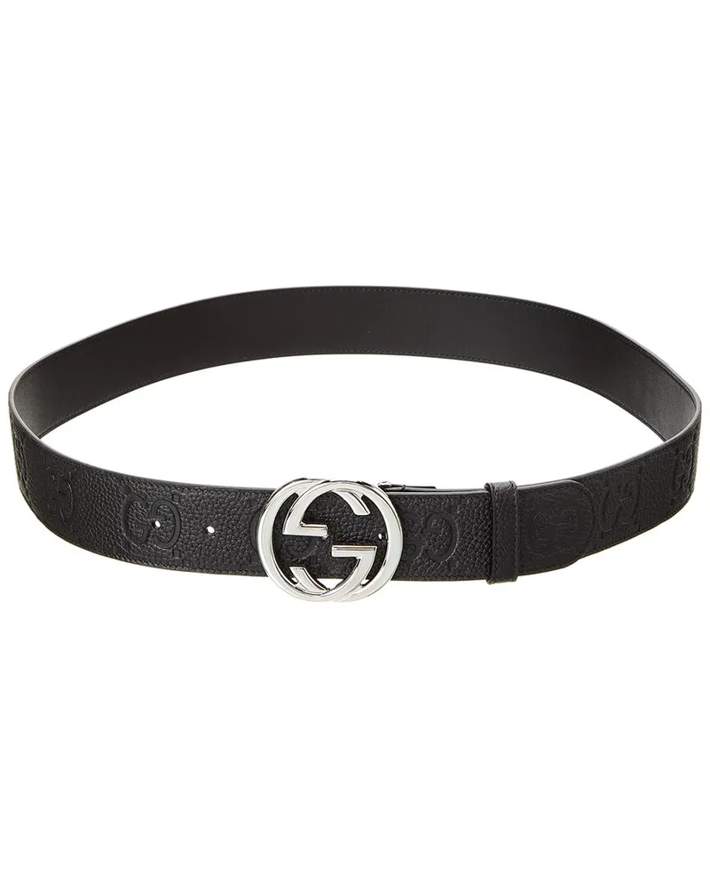 Gucci Leather Belt Black