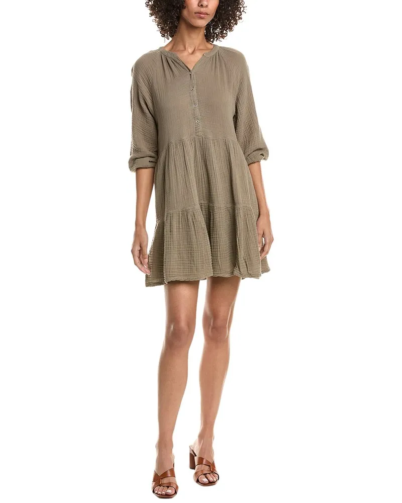 Michael Stars Sonia Mini Dress Green