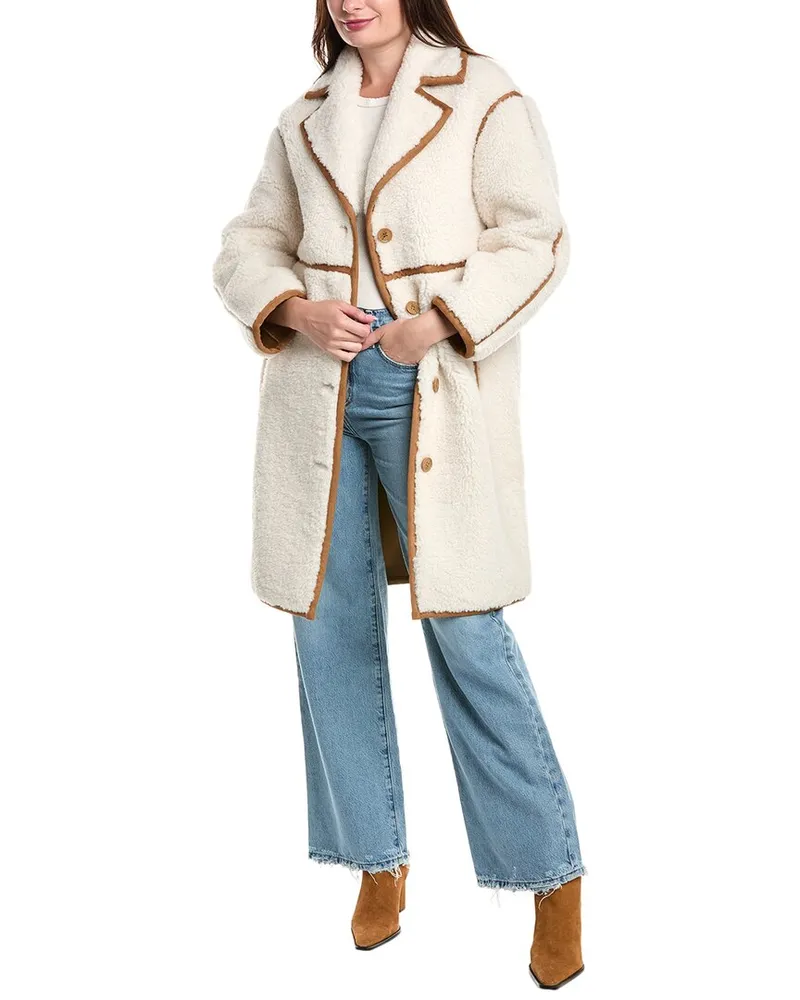Maje Coat White