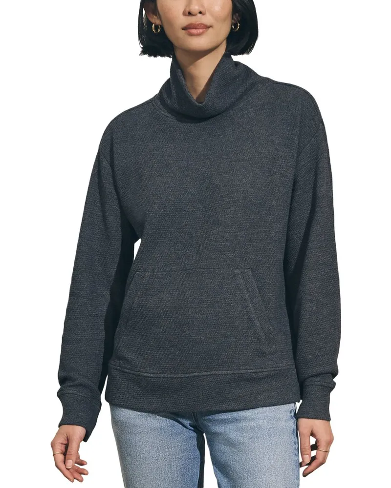 Faherty Surf Waffle Pullover Nocolor