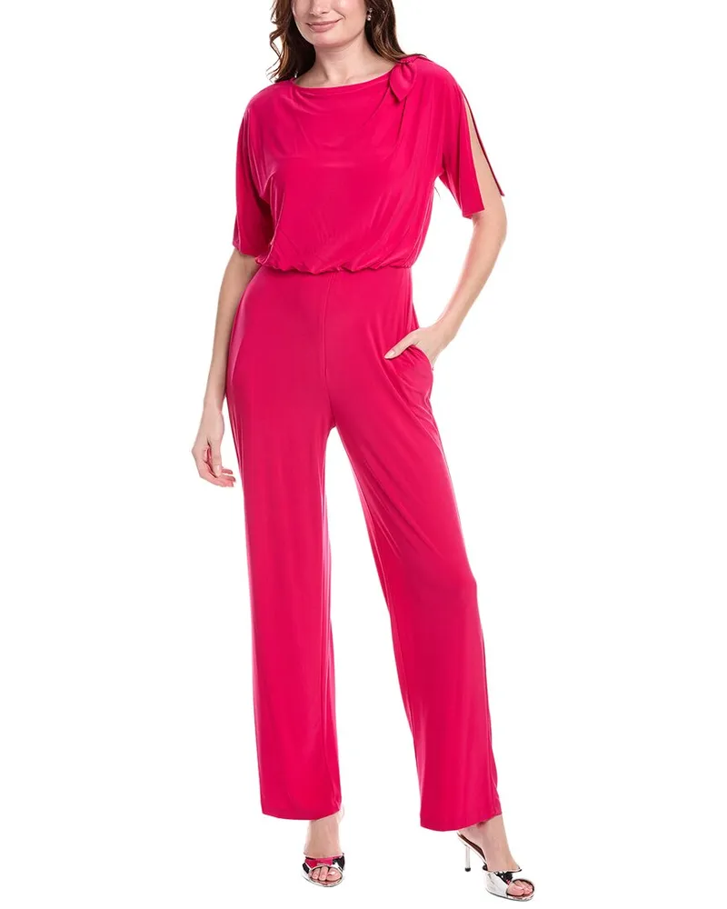 Vince Camuto Blouson Jumpsuit Pink