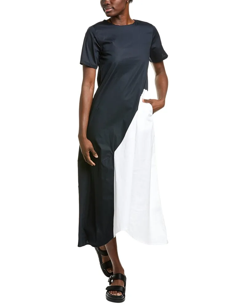 Alpha Studio Girocollo Maxi Dress Black