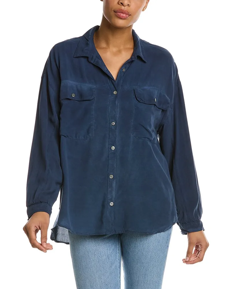 Wildfox Utility Shirt Blue