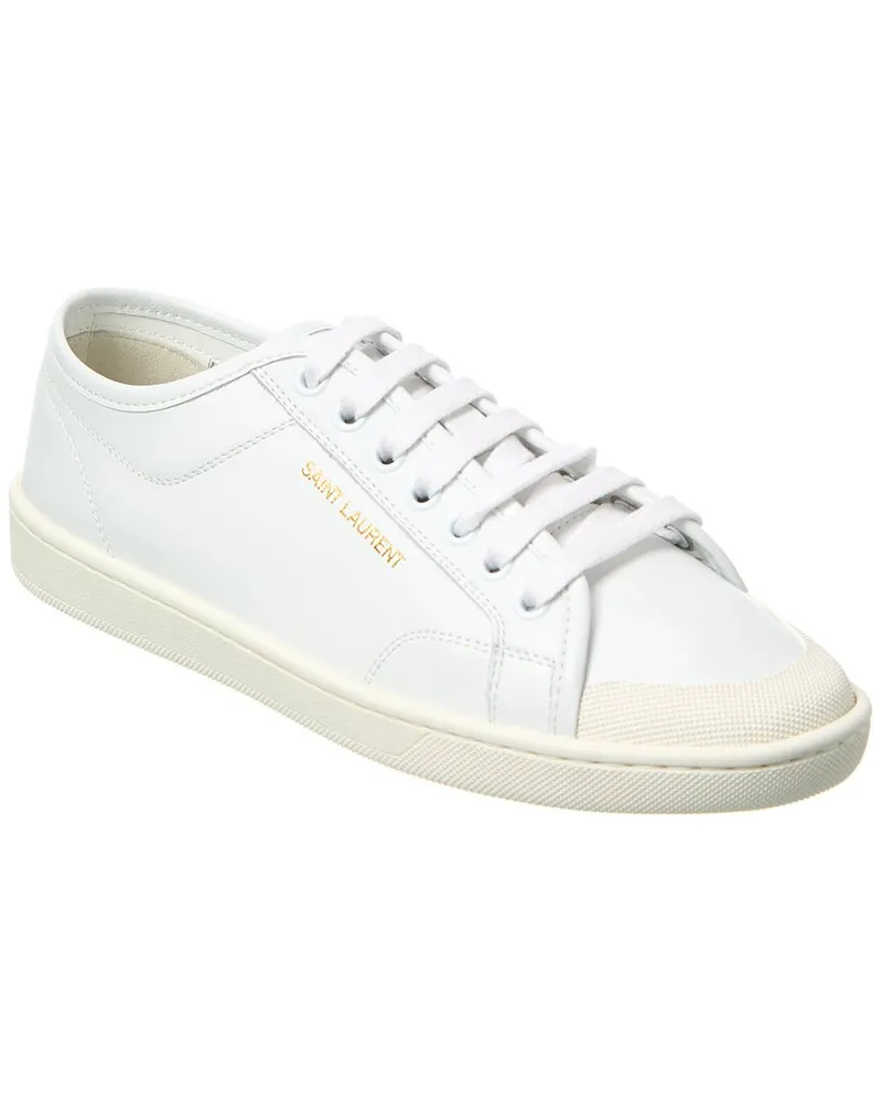 Saint Laurent Leather Sneaker White