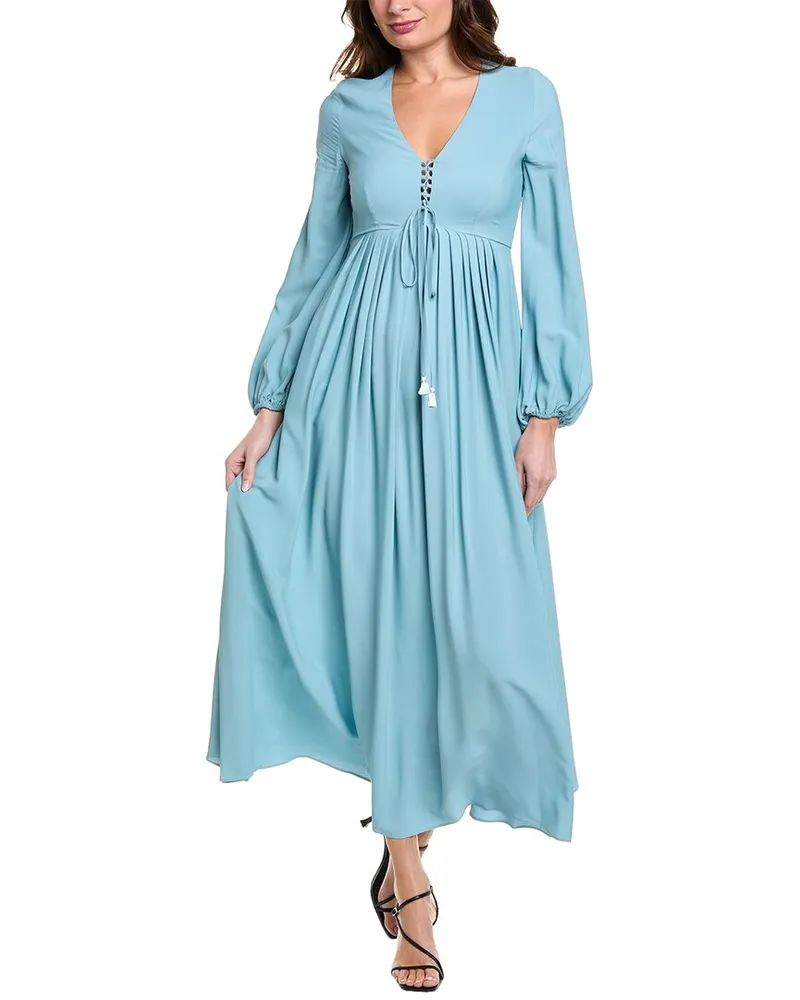 Max Mara Guelfi Maxi Dress Blue