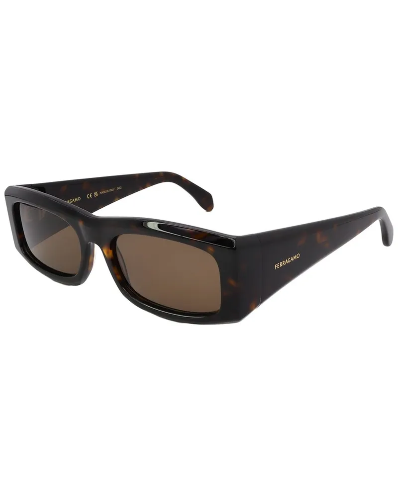 Ferragamo Men's SF2012S 57mm Sunglasses Brown