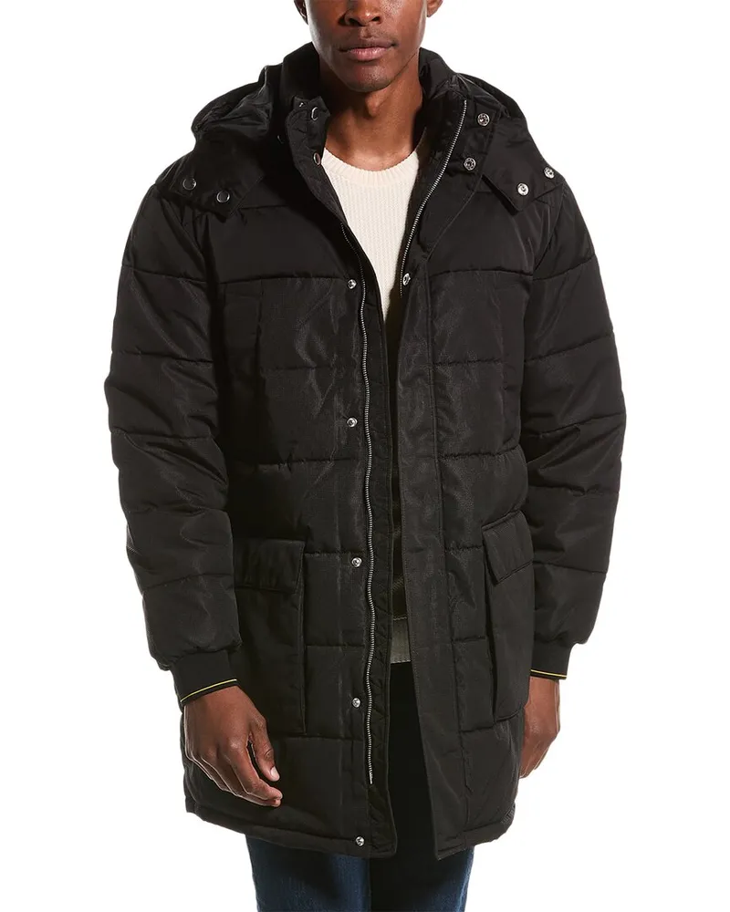 Armani Exchange Heavyweight Coat Black