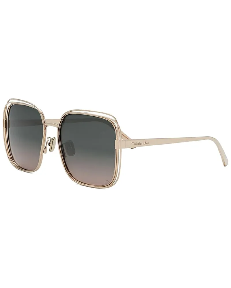 Dior Women's Diorfildior 58mm Sunglasses Gold