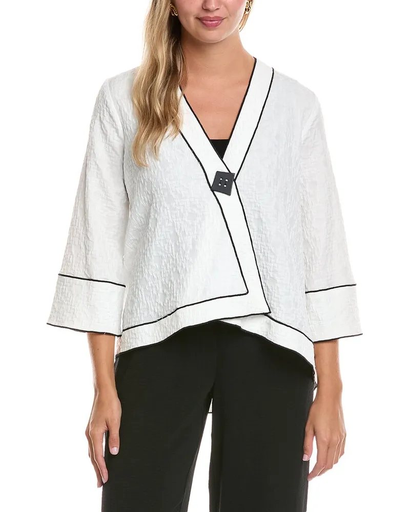 Joseph Ribkoff Textured Top White