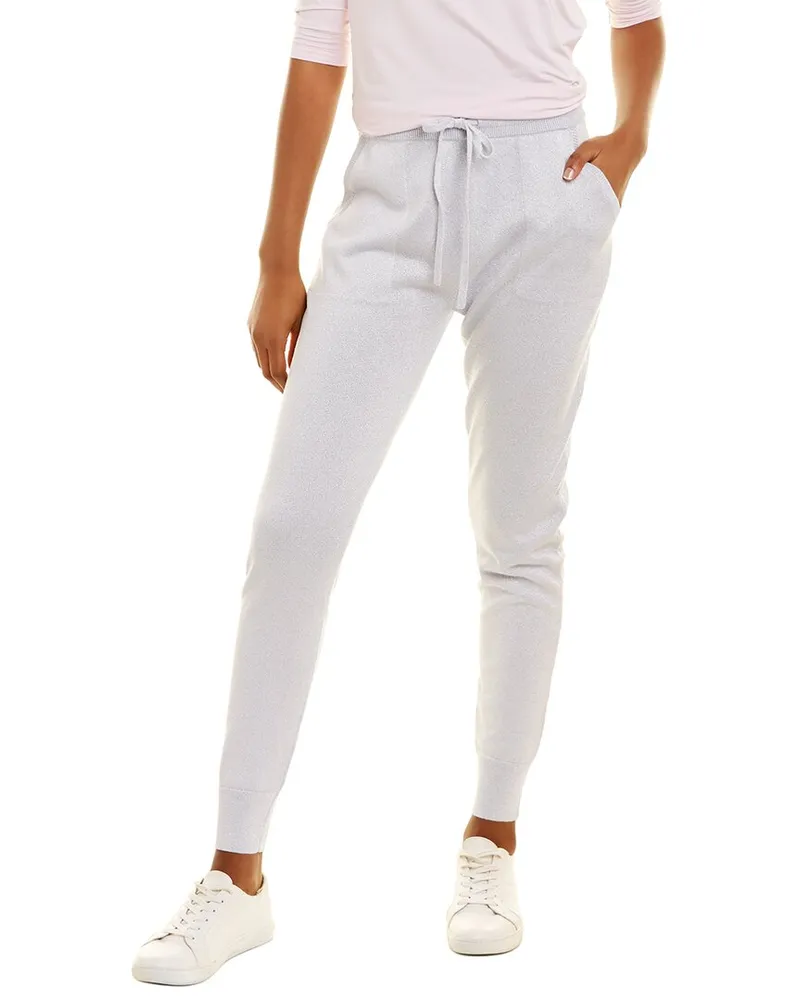 ST. JOHN 2x1 Rib Jogger Blue