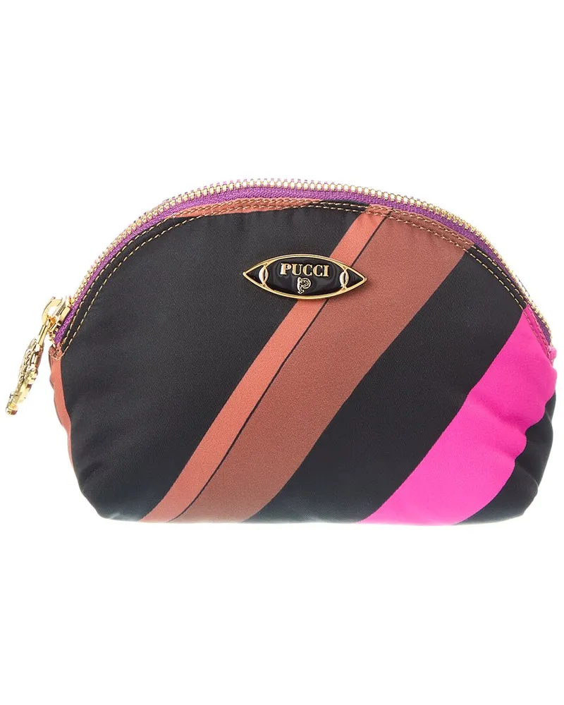 Emilio Pucci Yummy Canvas Pouch Pink