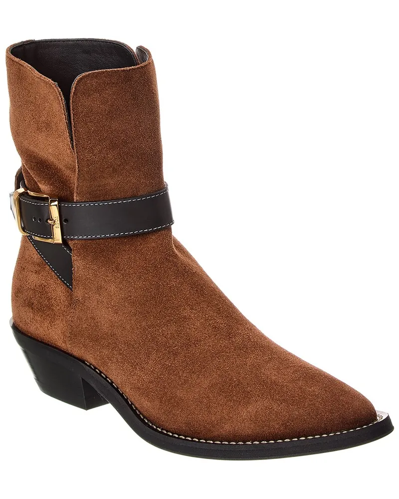 TOD'S TOD’s Gomma Suede Bootie Brown