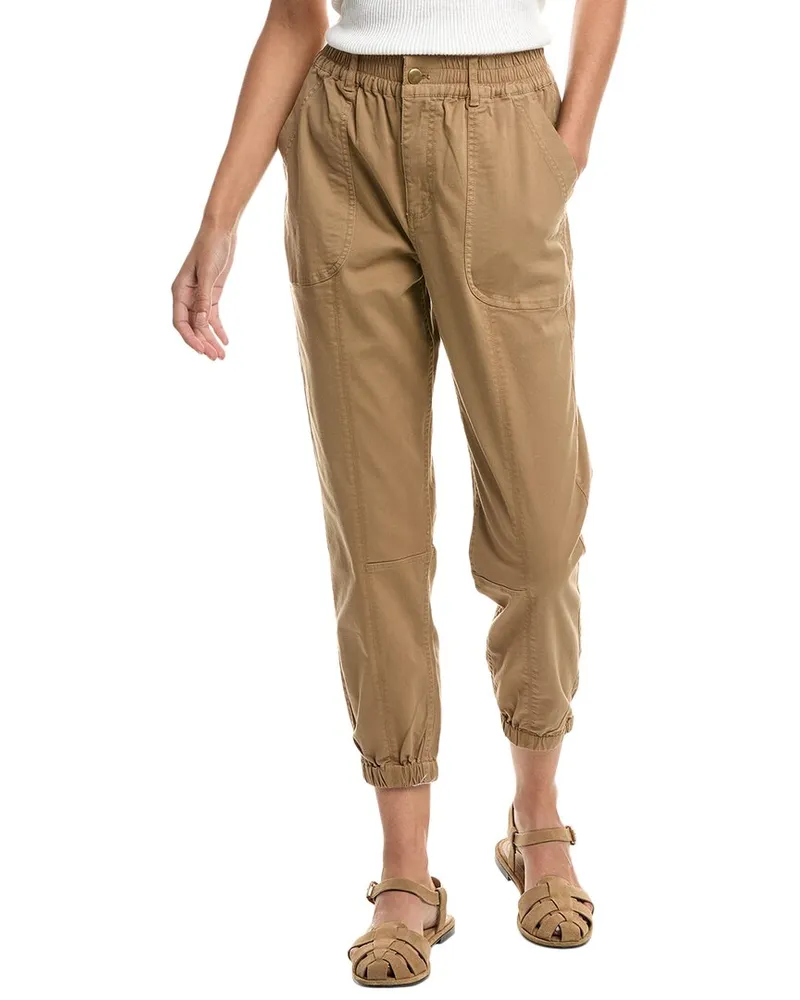 Michael Stars Sunny Mid-Rise Tapered Pant Green