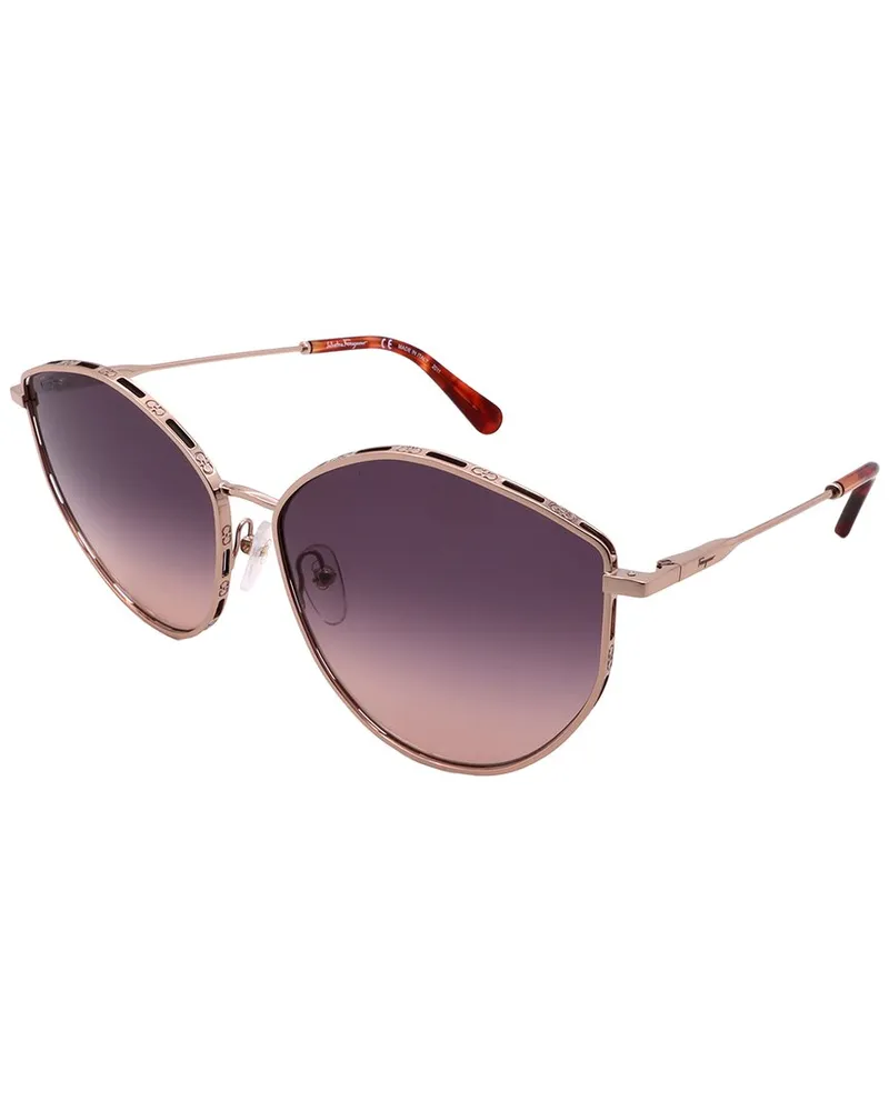 Ferragamo Women's SF264S 60mm Sunglasses Pink