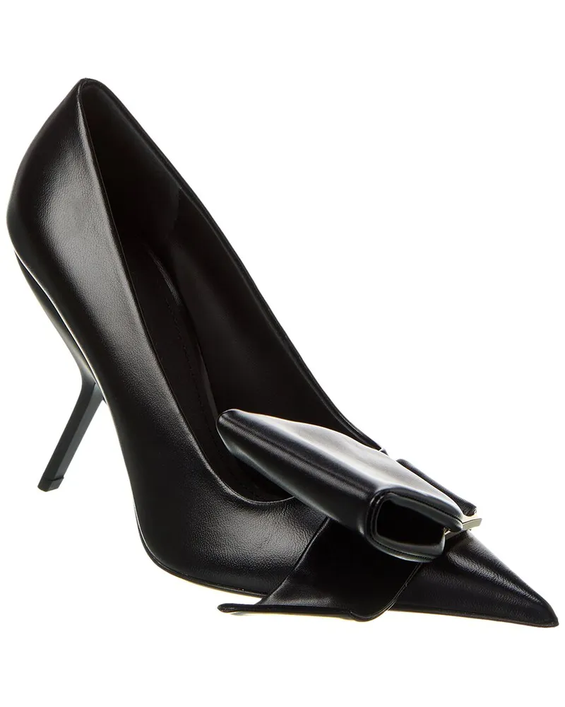 Ferragamo Erica X5 Leather Pump Black