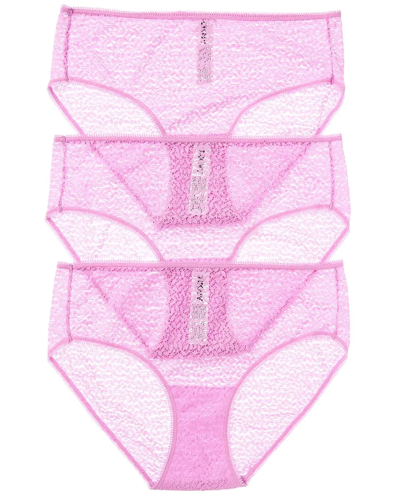 DKNY 3pk Modern Lace Hipster Purple