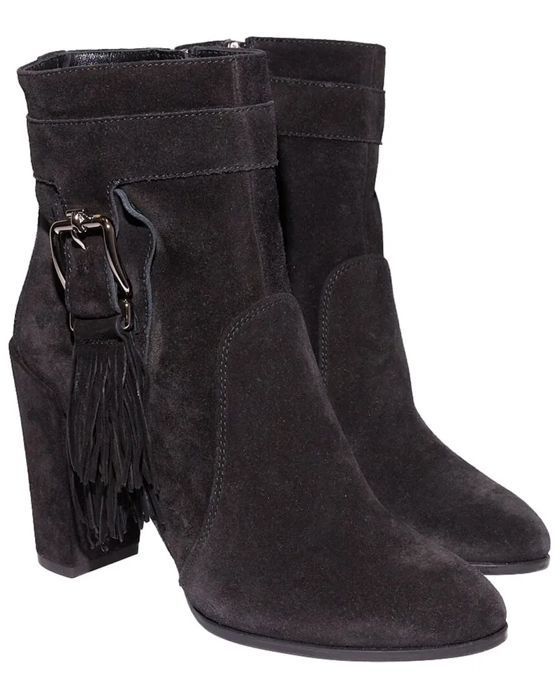 TOD'S TOD’s Fringe Leather Boot Black