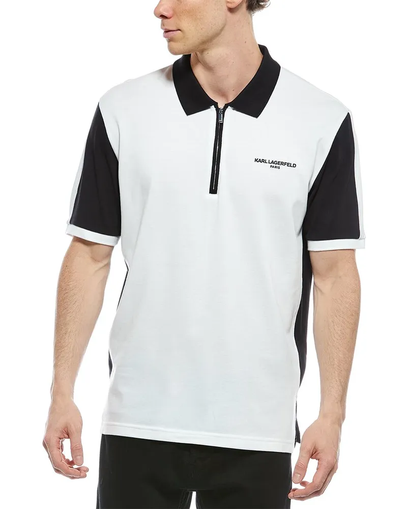 Karl Lagerfeld Colorblock Logo Polo Shirt Nocolor