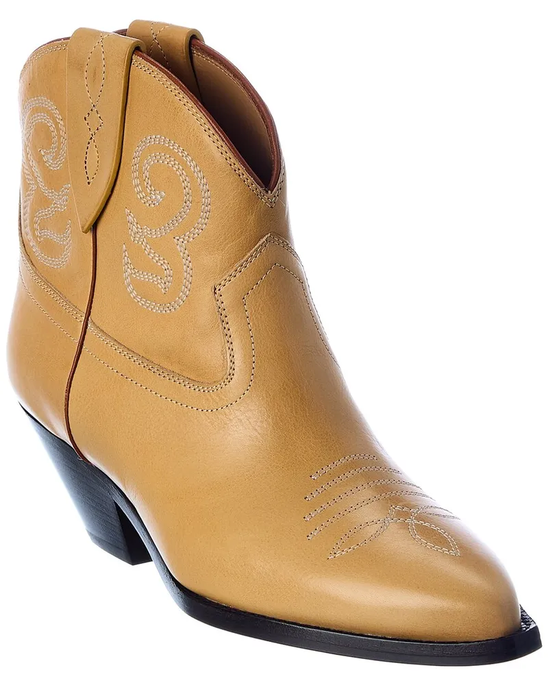 Isabel Marant Dohee Leather Boot Brown