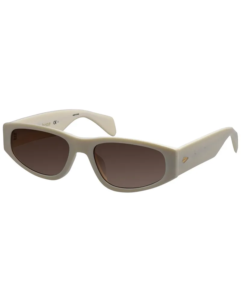 Rag & Bone Women's 1047 55mm Sunglasses White