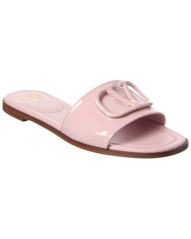 Valentino Garavani VLogo Signature Patent Sandal Pink