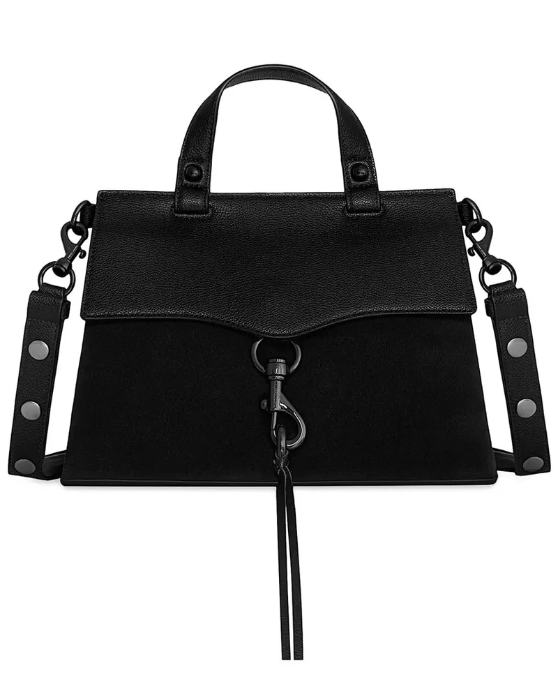 Rebecca Minkoff Keith Small Leather Satchel Black