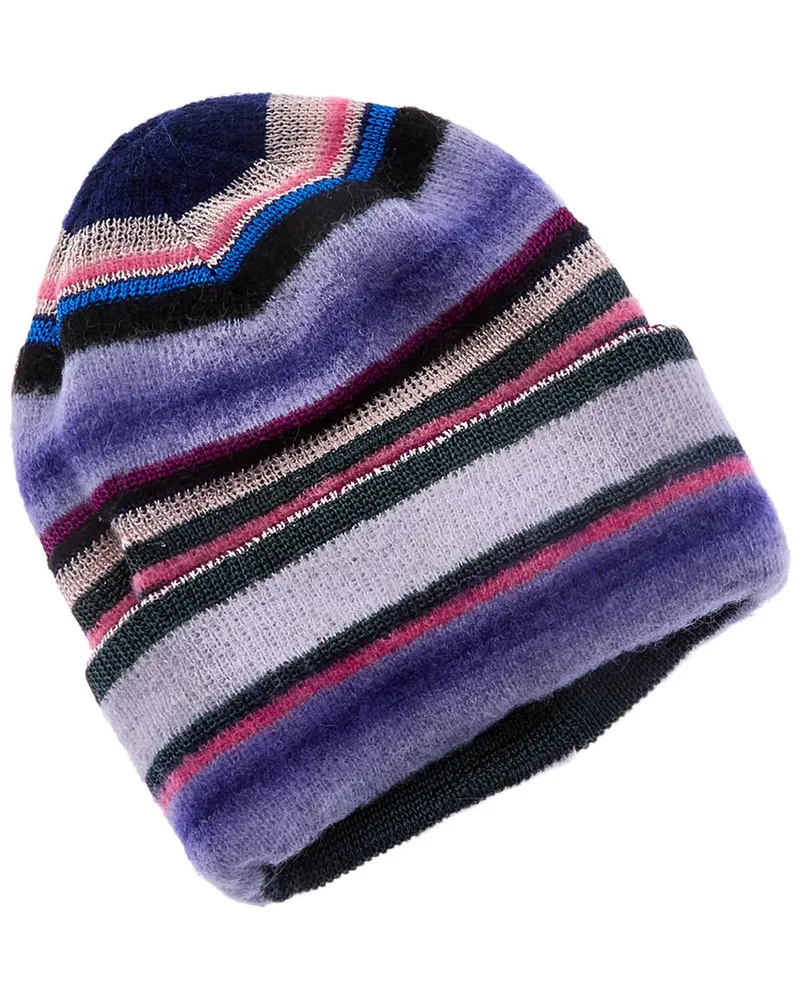 Missoni Mohair & Alpaca-Blend Hat Purple