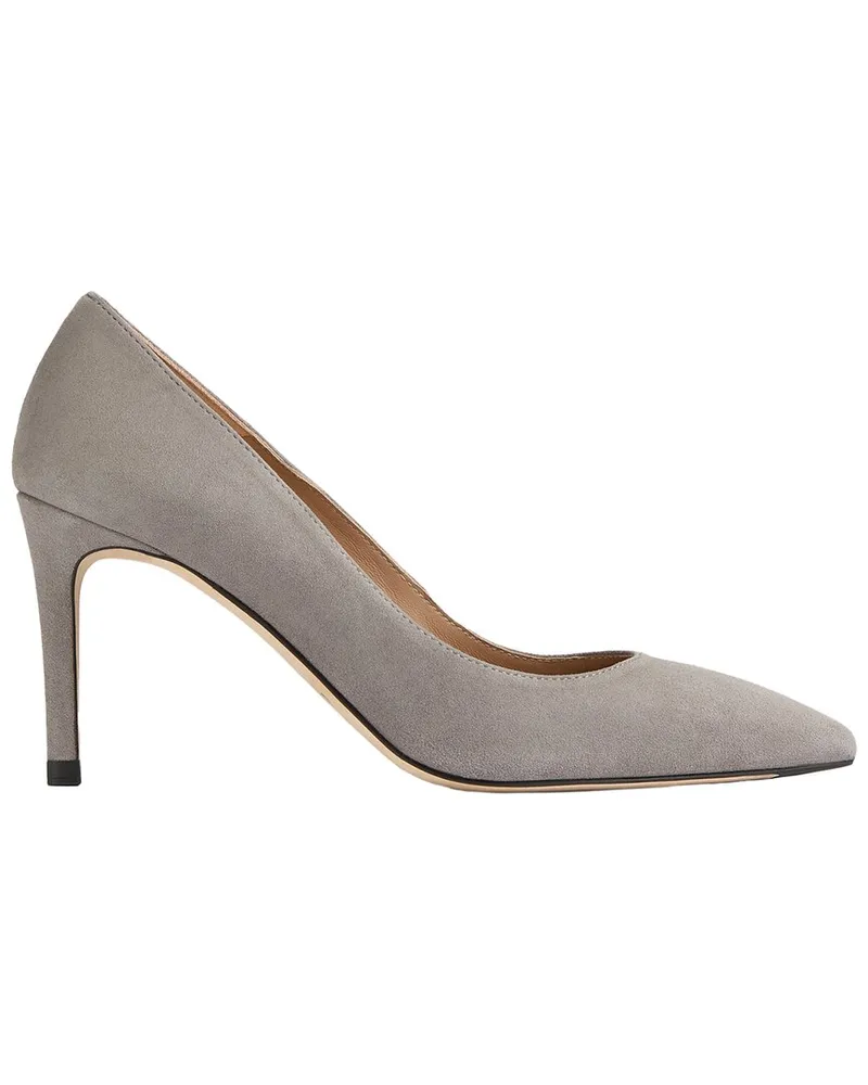 L.K.Bennett  L.K.Bennett Floret Suede Pump Grey