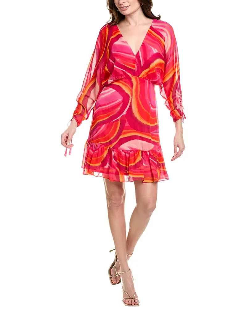 taylor Dolman Mini Dress Red